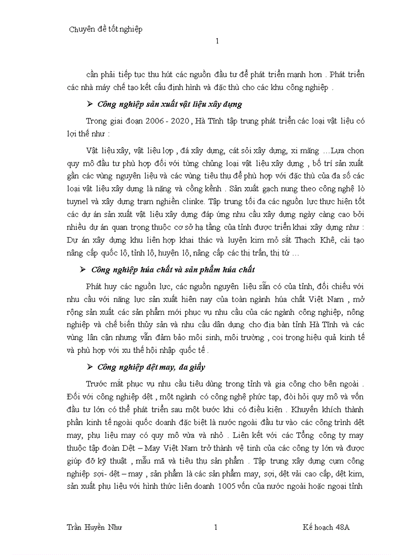 image for page Phương hướng phát triển công nghiệp Hà Tĩnh đến năm 2020 1