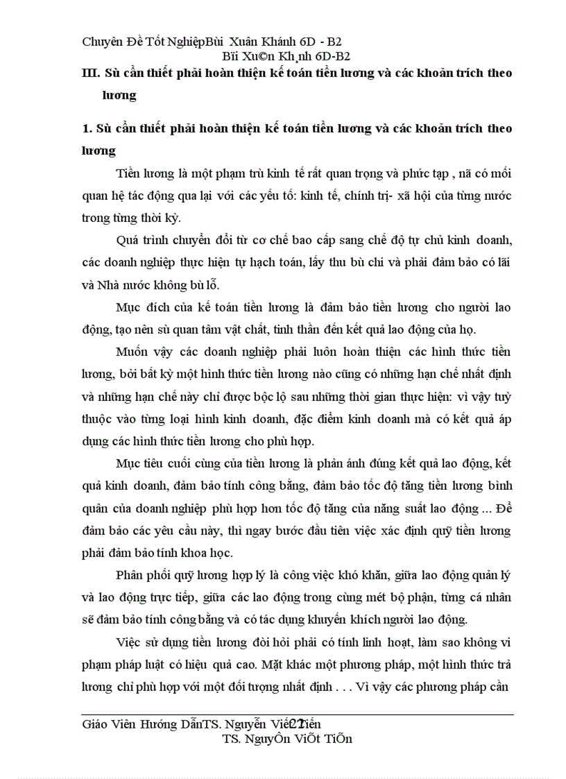 image for page Hoàn thiện kế toán tiền lương và các khoản trích theo lương tại công ty cầu I Thăng Long 1