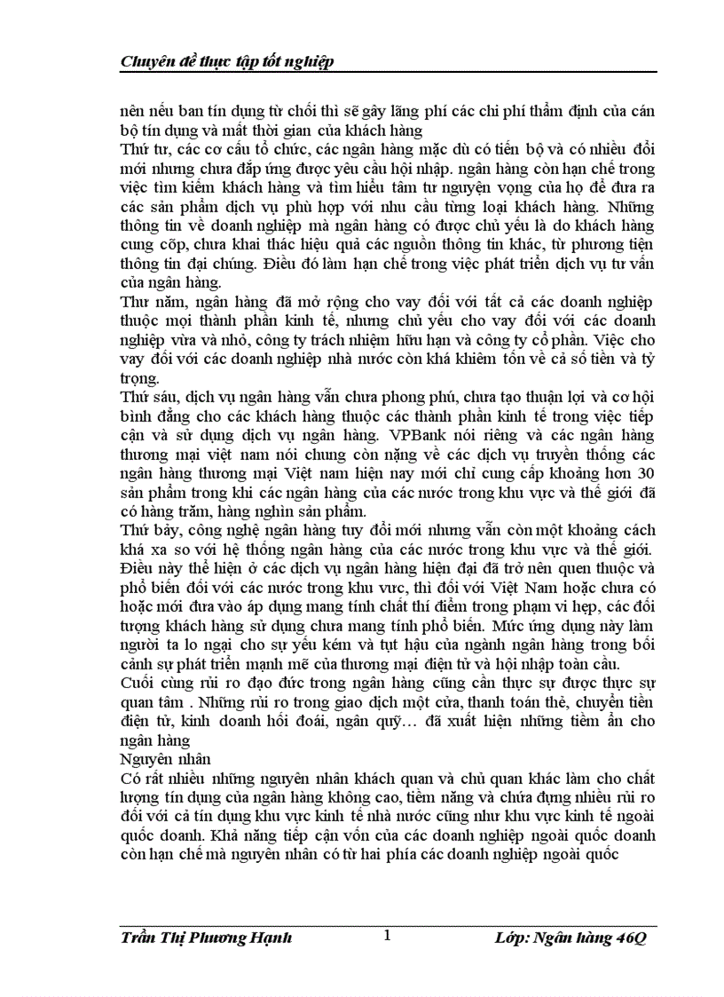 image for page hạn chế rủi ro tín dụng tại ngân hàng thương mại cổ phần các doanh nghiệp ngoài quốc doanh VPBank