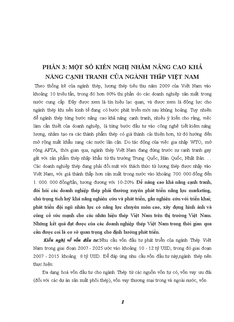 image for page Nâng cao khả năng cạnh tranh của ngành thép Việt Nam trong qúa trình hội nhập khu vực và quốc tế 1
