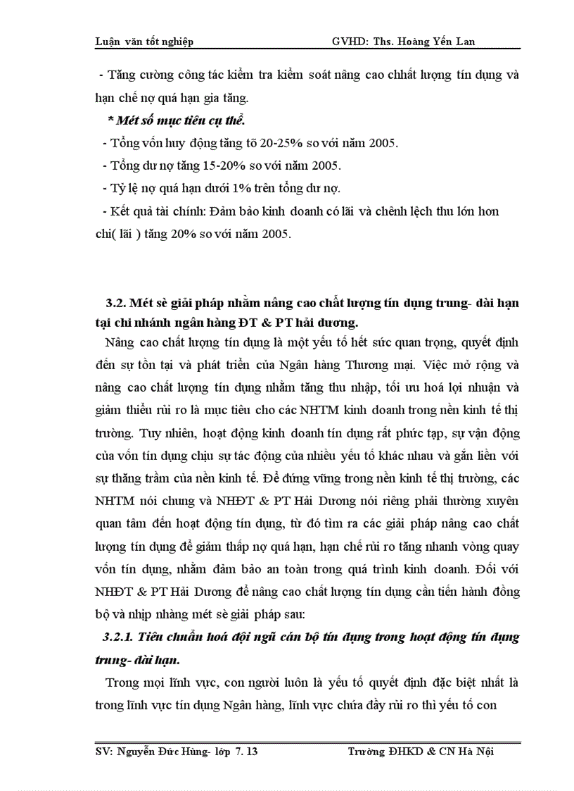 image for page Một số giải pháp nâng cao chất lượng tín dụng trung dài hạn tại Chi nhánh Ngân hàng ĐT PT Hải Dương 1