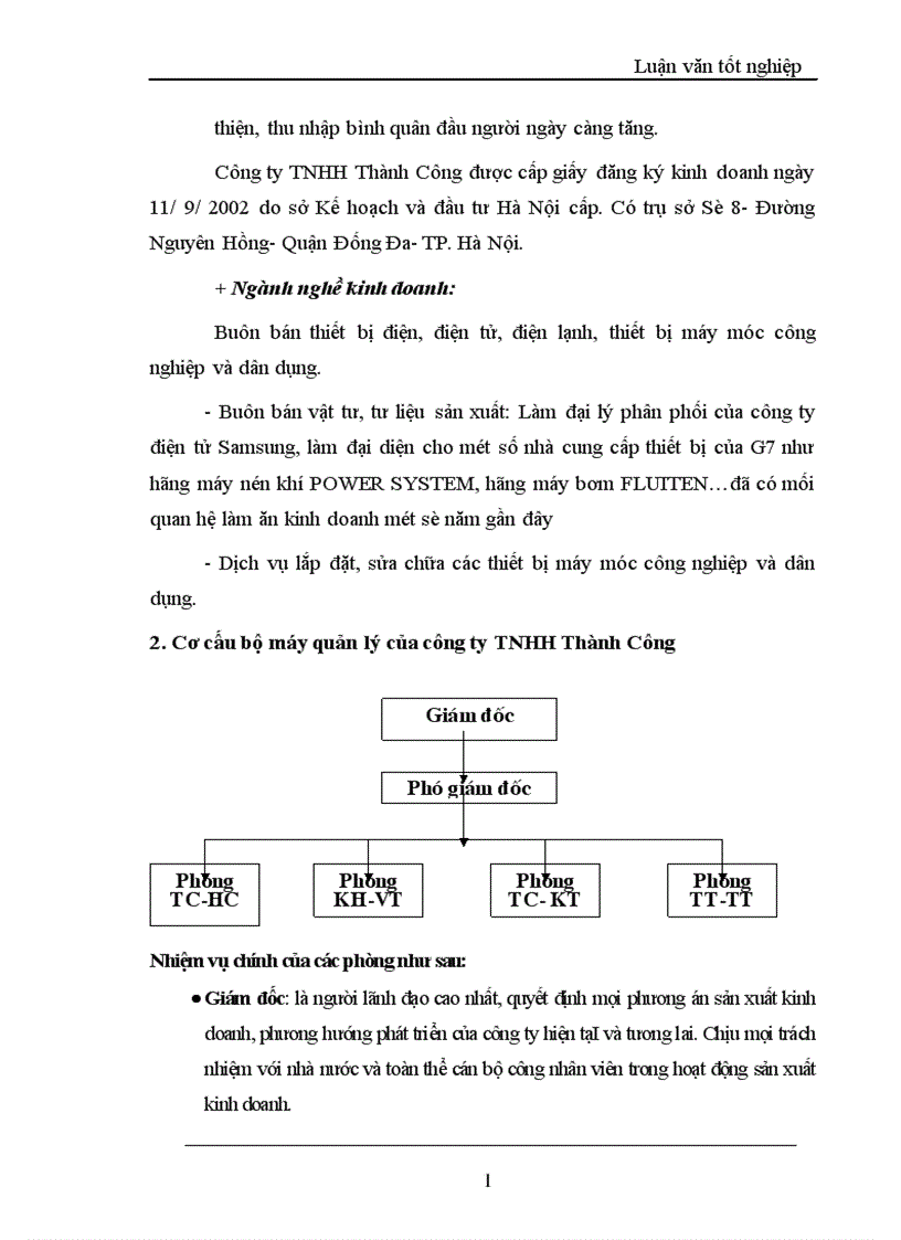image for page Lợi nhuận và một số giải pháp chủ yếu tăng lợi nhuận tại Công ty TNHH Thành Công 1