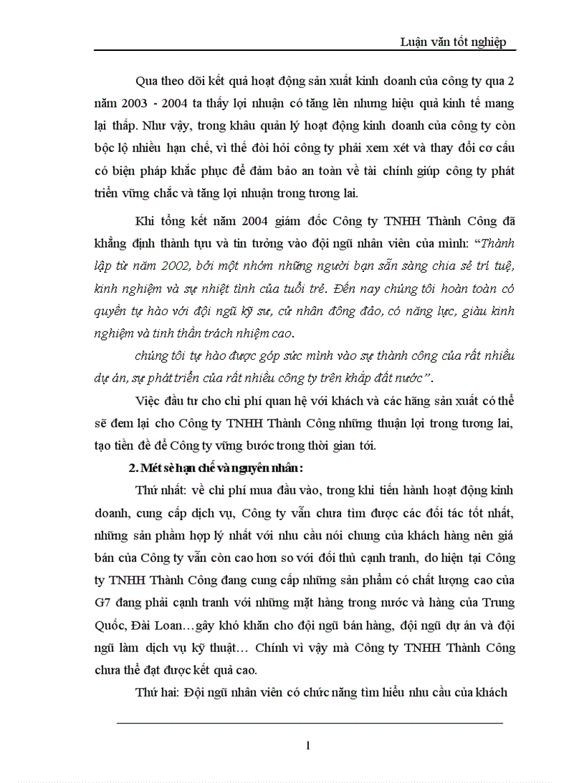 image for page Lợi nhuận và một số giải pháp chủ yếu tăng lợi nhuận tại Công ty TNHH Thành Công 1
