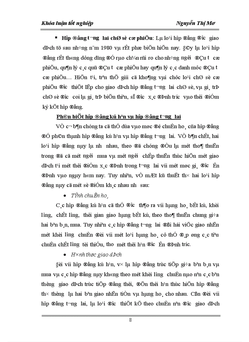 image for page Một số công cụ chứng khoán phái sinh và khả năng áp dụng thị trường chứng khoán phái sinh ở Việt Nam