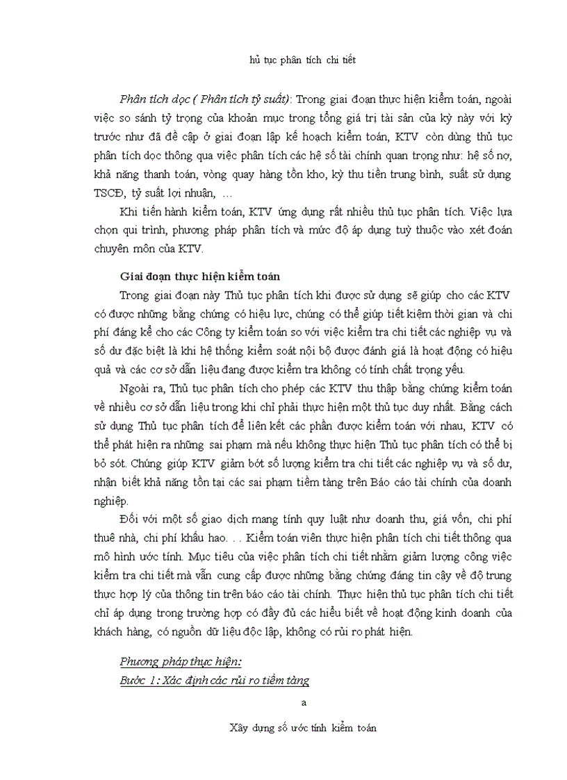 image for page Vận dụng thủ tục phân tích trong kiểm toán báo cáo tài chính do Công ty TNHH Kiểm toán Mỹ chi nhánh Hà Nội thực hiện 1