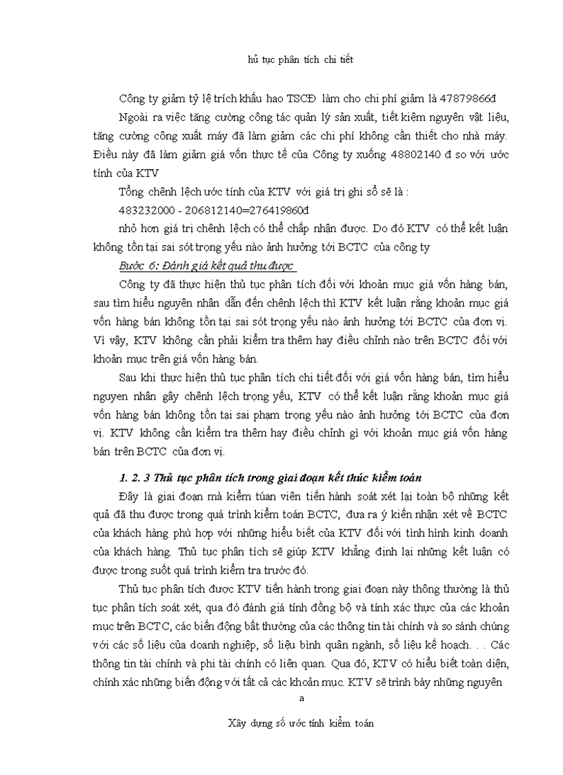 image for page Vận dụng thủ tục phân tích trong kiểm toán báo cáo tài chính do Công ty TNHH Kiểm toán Mỹ chi nhánh Hà Nội thực hiện 1