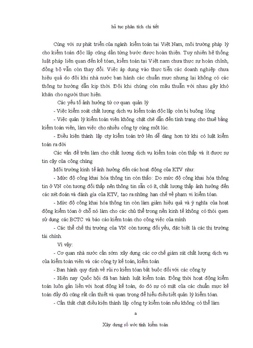 image for page Vận dụng thủ tục phân tích trong kiểm toán báo cáo tài chính do Công ty TNHH Kiểm toán Mỹ chi nhánh Hà Nội thực hiện 1