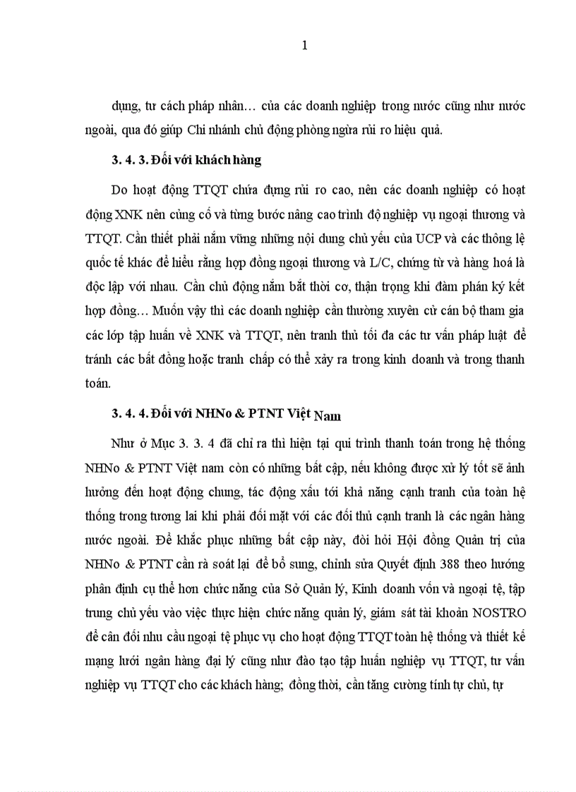 image for page Giải pháp mở rộng và hoàn thiện hoạt động thanh toán quốc tế tại Chi nhánh Ngân hàng Nông nghiệp và Phát triển Nông thôn Láng Hạ