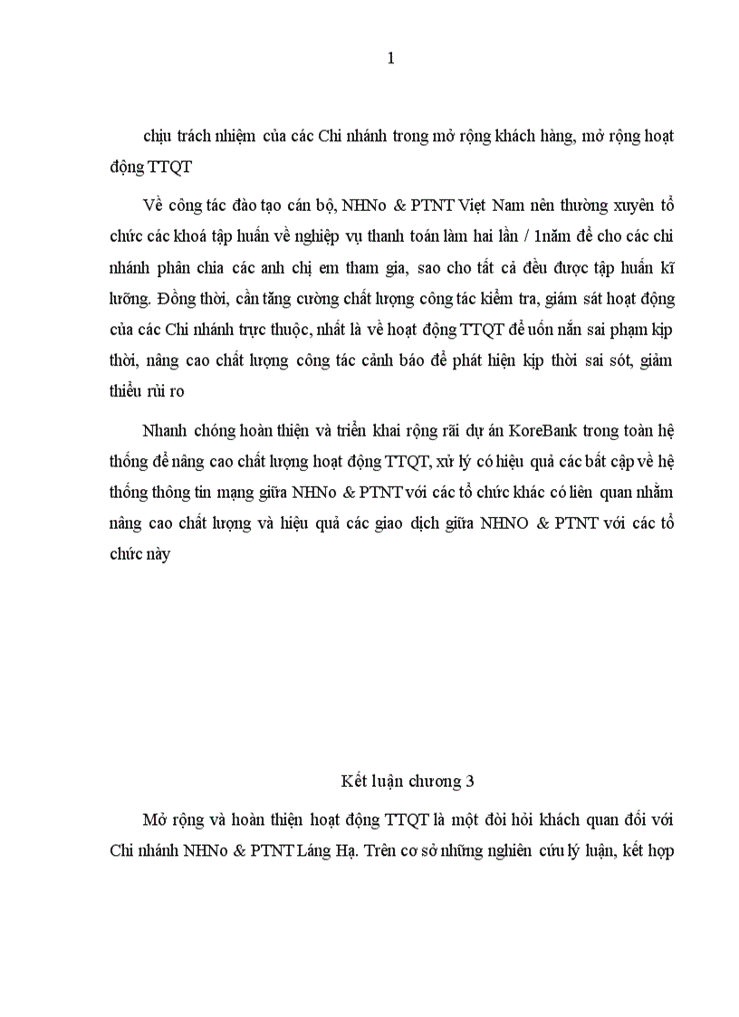 image for page Giải pháp mở rộng và hoàn thiện hoạt động thanh toán quốc tế tại Chi nhánh Ngân hàng Nông nghiệp và Phát triển Nông thôn Láng Hạ