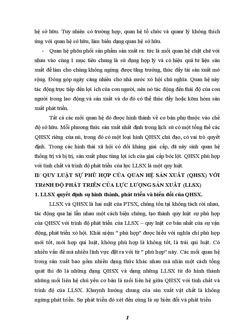 image for page Quy luật quan hệ sản xuất phù hợp với trình độ phát triển của lực lượng sản xuất và vận dụng vào sự nghiệp đổi mới ở nước ta hiện nay 1