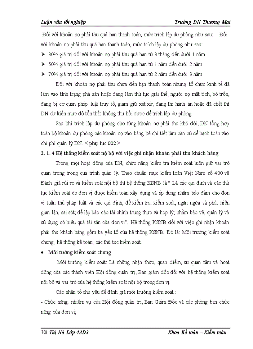 image for page Kiểm toán nợ phải thu khỏch hàng trong kiểm toỏn bỏo cỏo tài chớnh tại cụng ty TNHH kiểm toỏn độc lập quốc gia Việt Nam