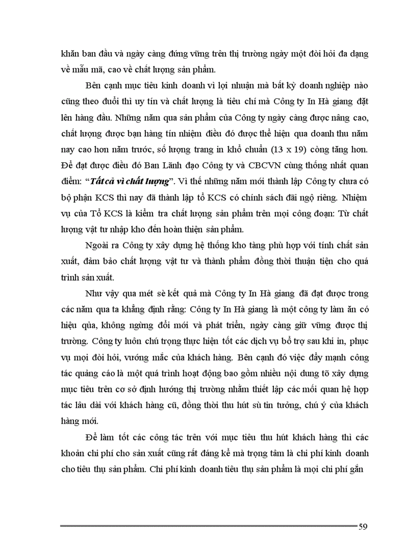 image for page Giải pháp đẩy mạnh tiêu thụ sản phẩm của Công ty In Hà giang 1