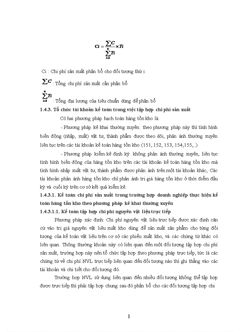 image for page Tổ chức công tác kế toán chi phí sản xuất và tính giá thành sản phẩm 1