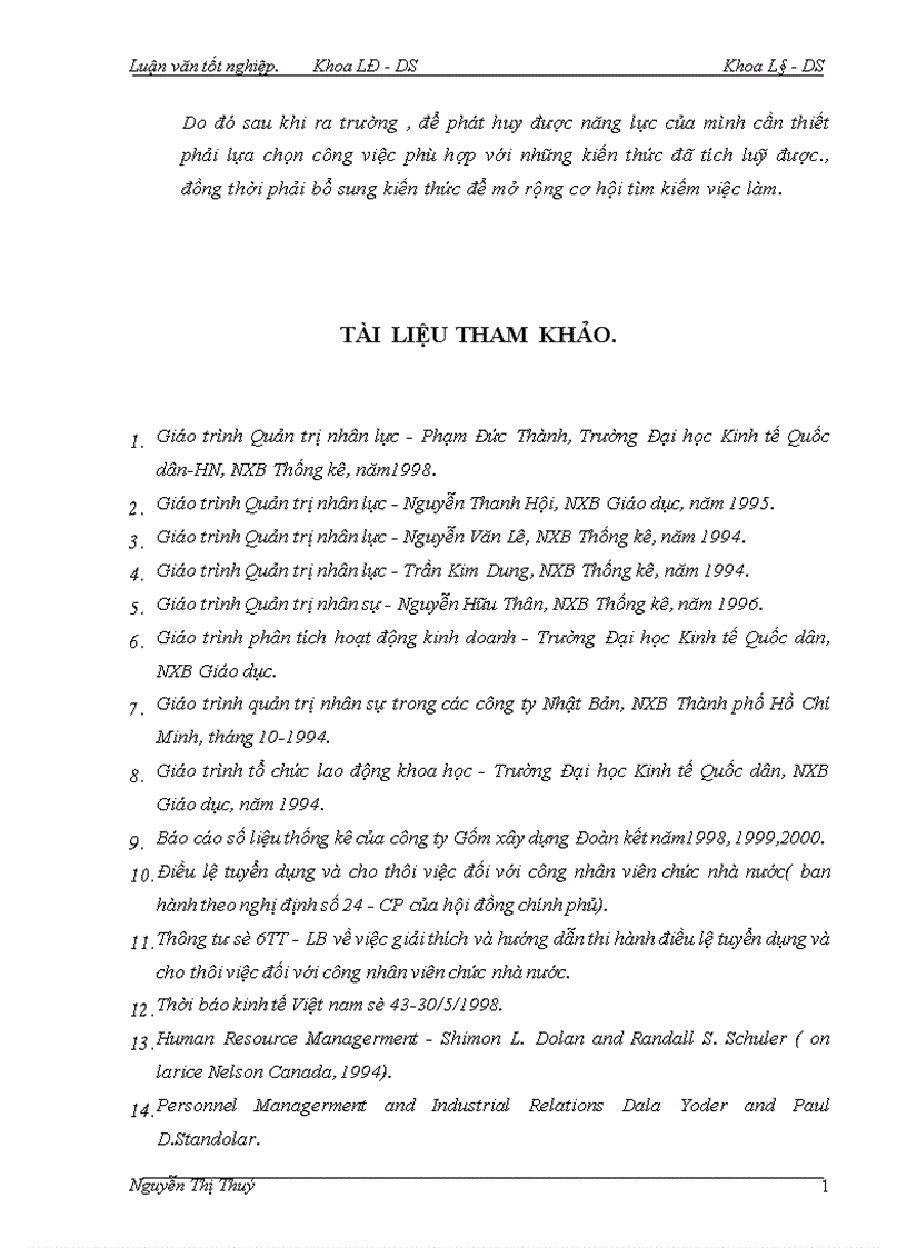 image for page Một số biện pháp nhằm nâng cao hiệu quả của tuyển dụng nguồn nhân lực tại công ty Gốm xây dựng Đoàn kết