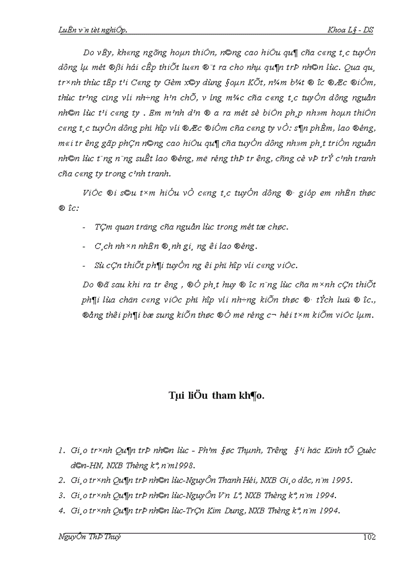 image for page Một số biện pháp nhằm nâng cao hiệu quả của tuyển dụng nguồn nhân lực tại công ty Gốm xây dựng Đoàn kết
