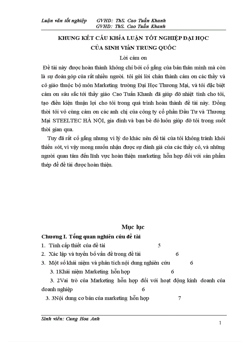 image for page Nghiên cứu tình hình tại công ty cổ phần Đầu Tư và Thương Mại STEELTEC HÀ NỘI
