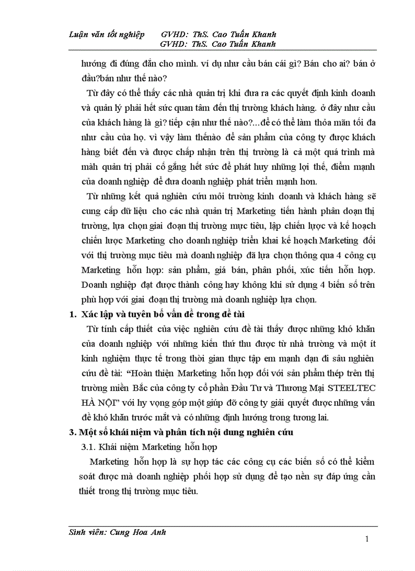 image for page Nghiên cứu tình hình tại công ty cổ phần Đầu Tư và Thương Mại STEELTEC HÀ NỘI