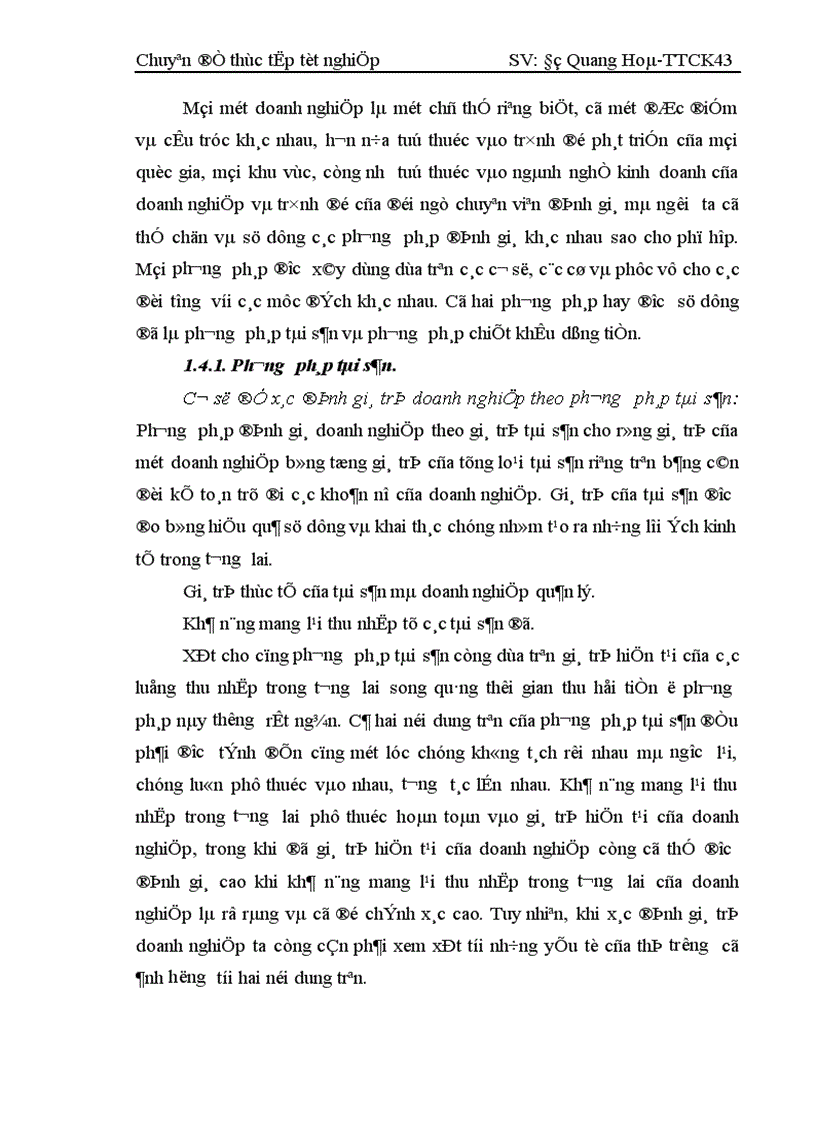 image for page Thực trạng tư vấn xác định giá trị doanh nghiệp tại công ty chứng khoán Mê Kông