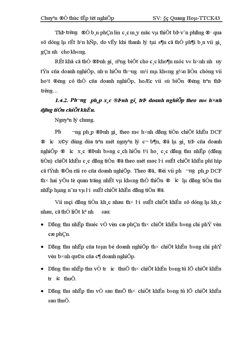 image for page Thực trạng tư vấn xác định giá trị doanh nghiệp tại công ty chứng khoán Mê Kông