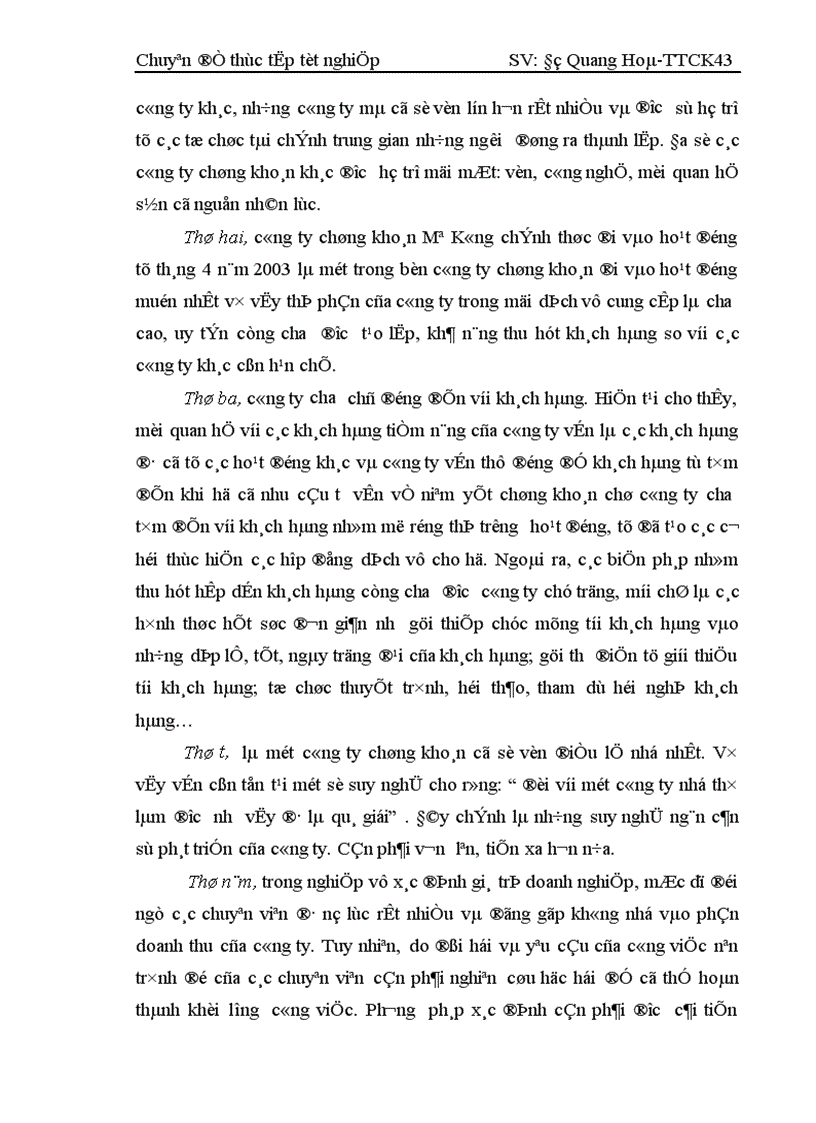 image for page Thực trạng tư vấn xác định giá trị doanh nghiệp tại công ty chứng khoán Mê Kông