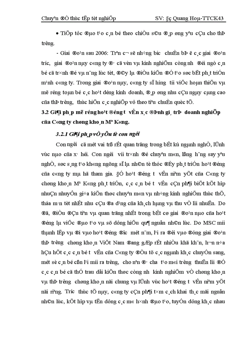 image for page Thực trạng tư vấn xác định giá trị doanh nghiệp tại công ty chứng khoán Mê Kông