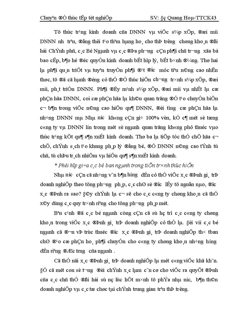 image for page Thực trạng tư vấn xác định giá trị doanh nghiệp tại công ty chứng khoán Mê Kông