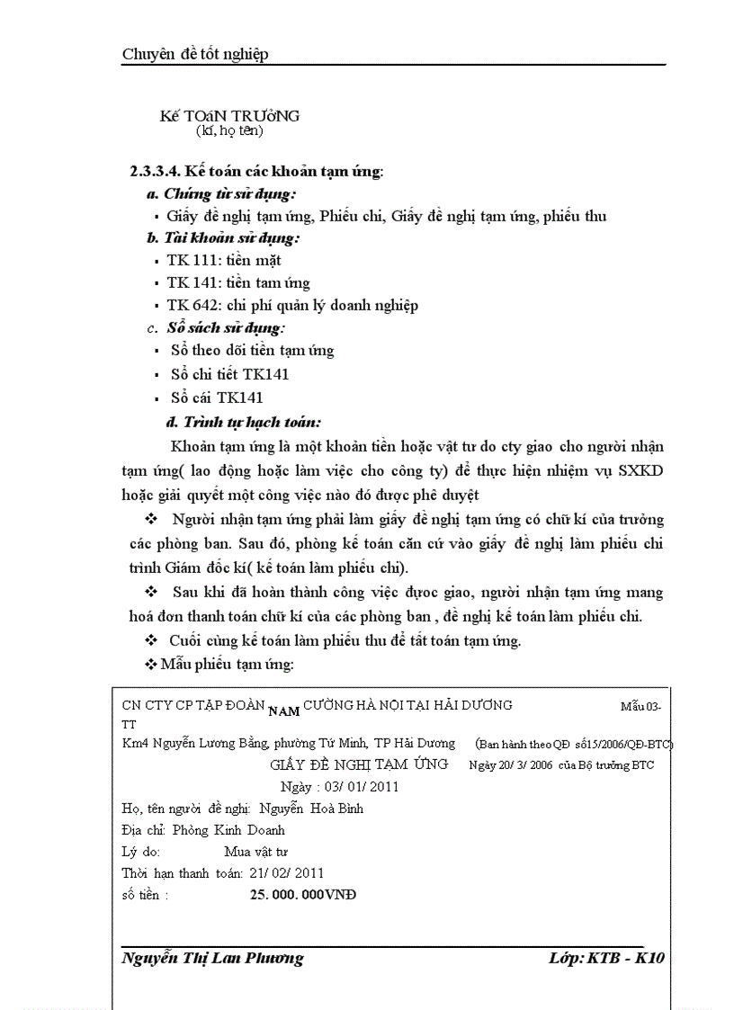 image for page Kế toán vốn bằng tiền và các nghiệp vụ thanh toán tại công ty cổ phần tập đoàn Nam Cường Hà Nội Chi nhánh Hải Dương 1