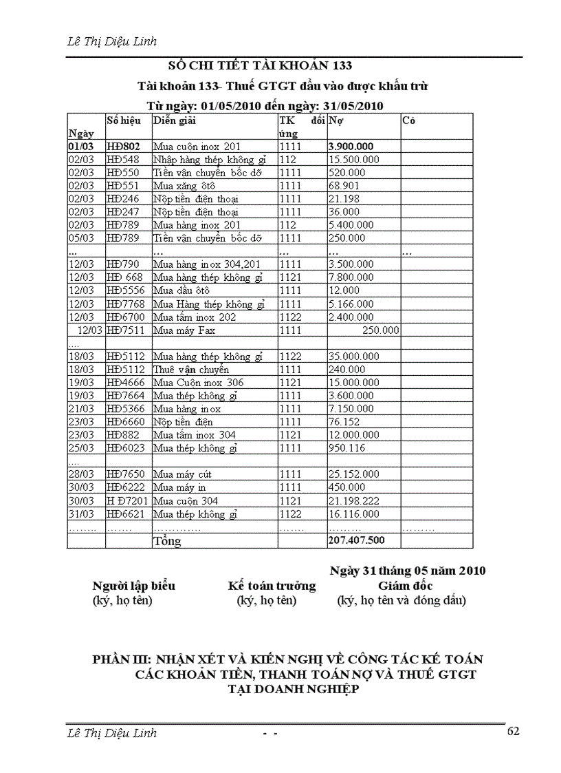 image for page Thực trạng công tác kế toán vốn bằng tiền thanh toán nợ và thuế gía trị gia tăng tại Công ty TNHH Xuất Nhập Khẩu và Thương Mại Hoà Phát 1