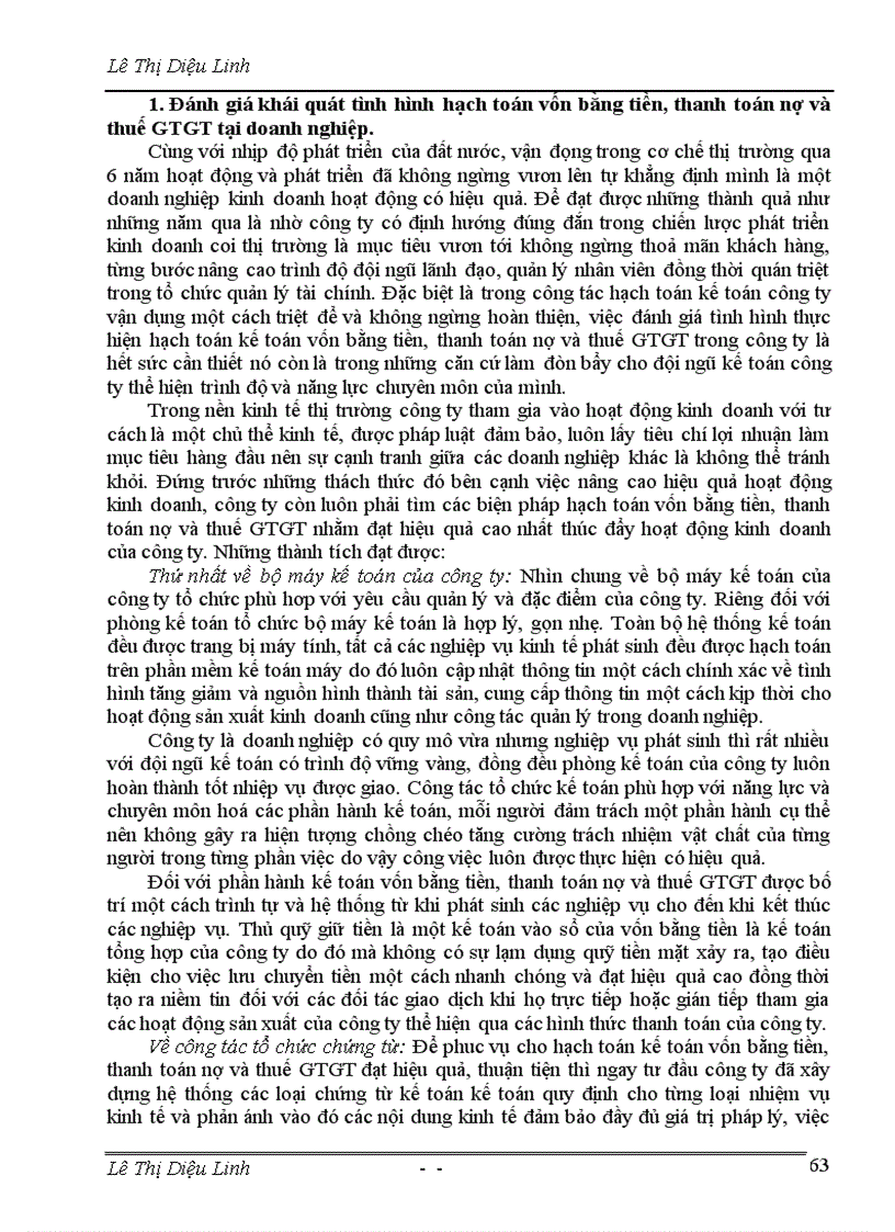 image for page Thực trạng công tác kế toán vốn bằng tiền thanh toán nợ và thuế gía trị gia tăng tại Công ty TNHH Xuất Nhập Khẩu và Thương Mại Hoà Phát 1
