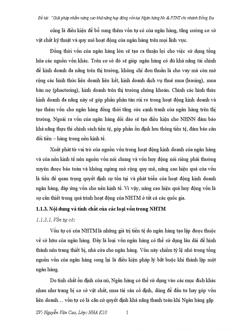 image for page Giải pháp nhằm nâng cao khả năng huy động vốn tại Ngân hàng No PTNT chi nhánh Đống Đa 1