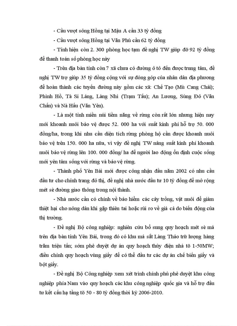 image for page Một số giải pháp nhằm bảo đảm vốn đầu tư cho phát triển kinh tế xã hội trên địa bàn tỉnh Yên Bái thời kỳ 2006 2010 1