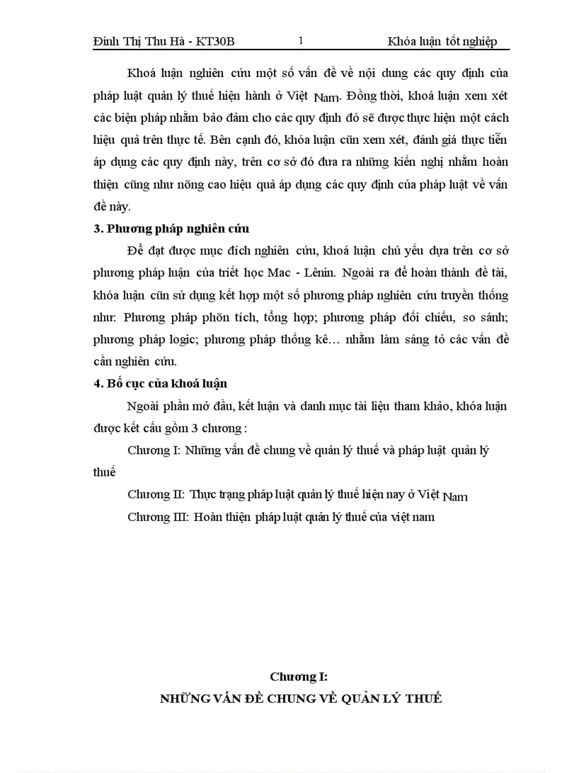 image for page Pháp luật quản lý thuế ở Việt Nam hiện nay Thực trạng và hướng hoàn thiện 1