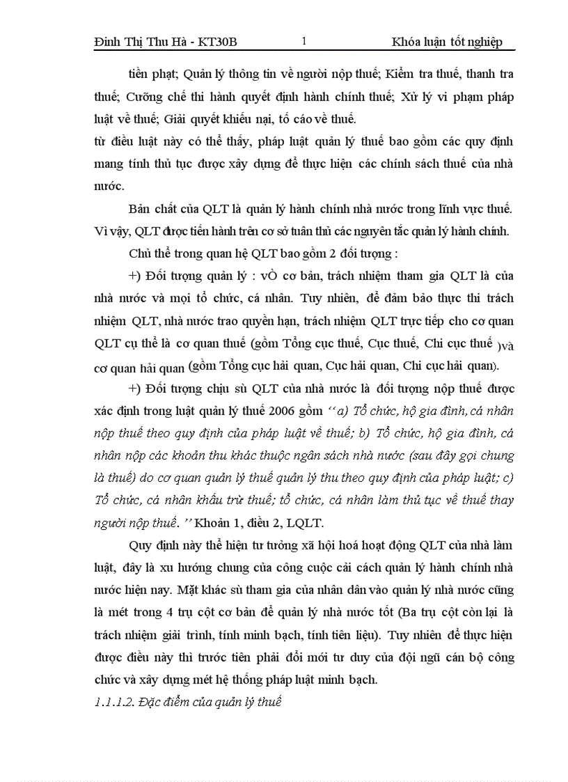 image for page Pháp luật quản lý thuế ở Việt Nam hiện nay Thực trạng và hướng hoàn thiện 1