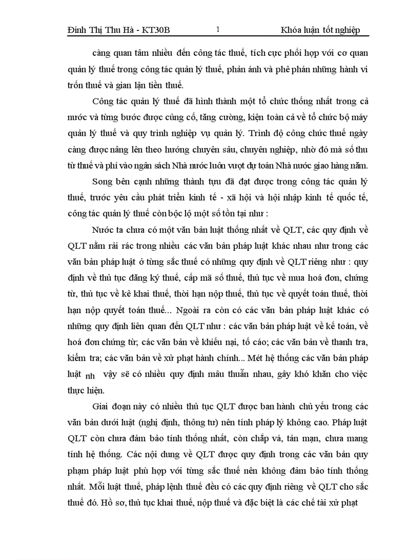 image for page Pháp luật quản lý thuế ở Việt Nam hiện nay Thực trạng và hướng hoàn thiện 1