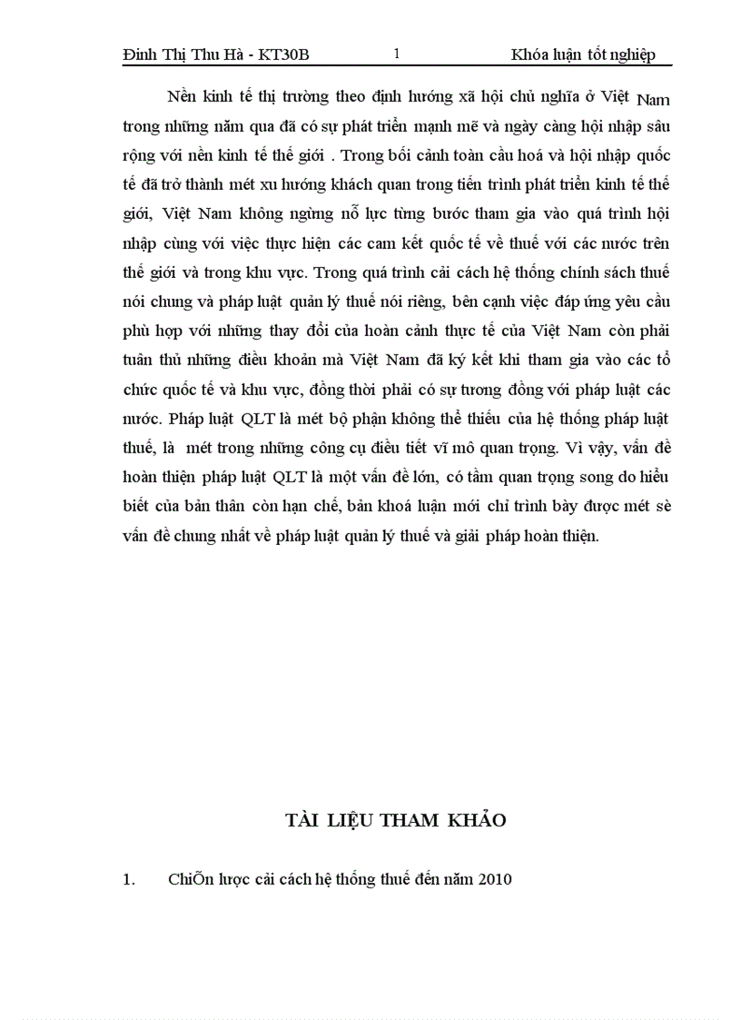 image for page Pháp luật quản lý thuế ở Việt Nam hiện nay Thực trạng và hướng hoàn thiện 1