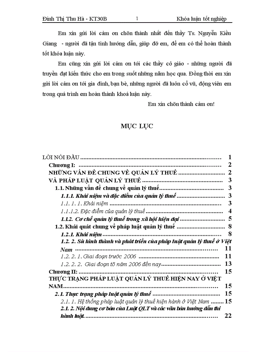image for page Pháp luật quản lý thuế ở Việt Nam hiện nay Thực trạng và hướng hoàn thiện 1