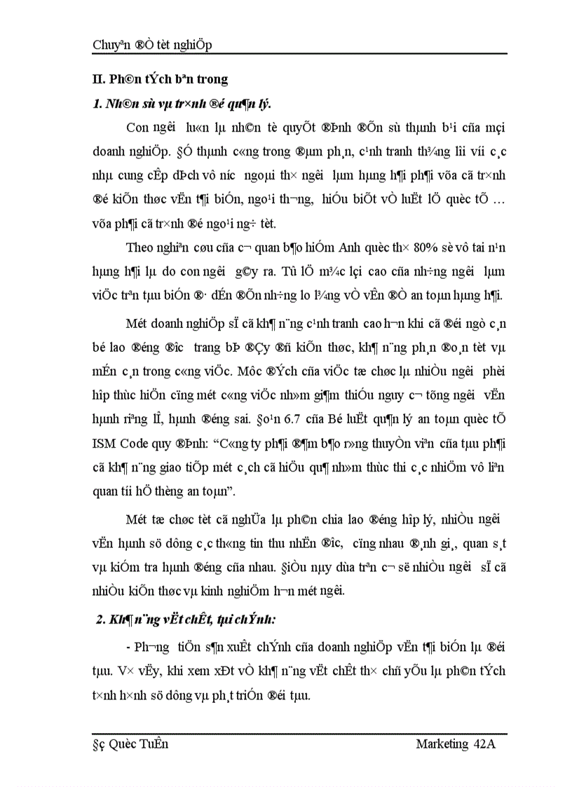 image for page Phân tích các cơ hội thị trường vận chuyển hàng khô hàng bách hóa đa năng bằng đường thủy nội địa của công ty vận tải thuỷ Bắc Nosco