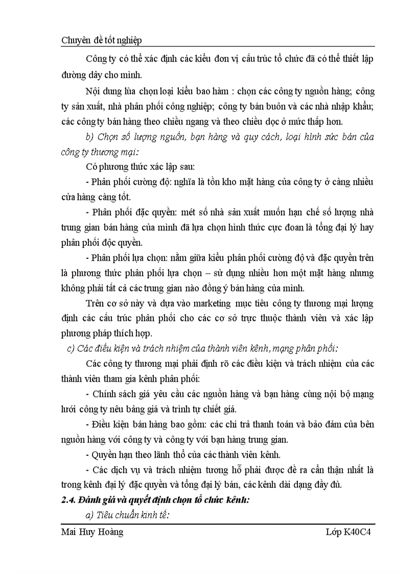 image for page Phát triển tổ chức kênh phân phối sản phẩm tại công ty Cổ Phần Thái Linh 1