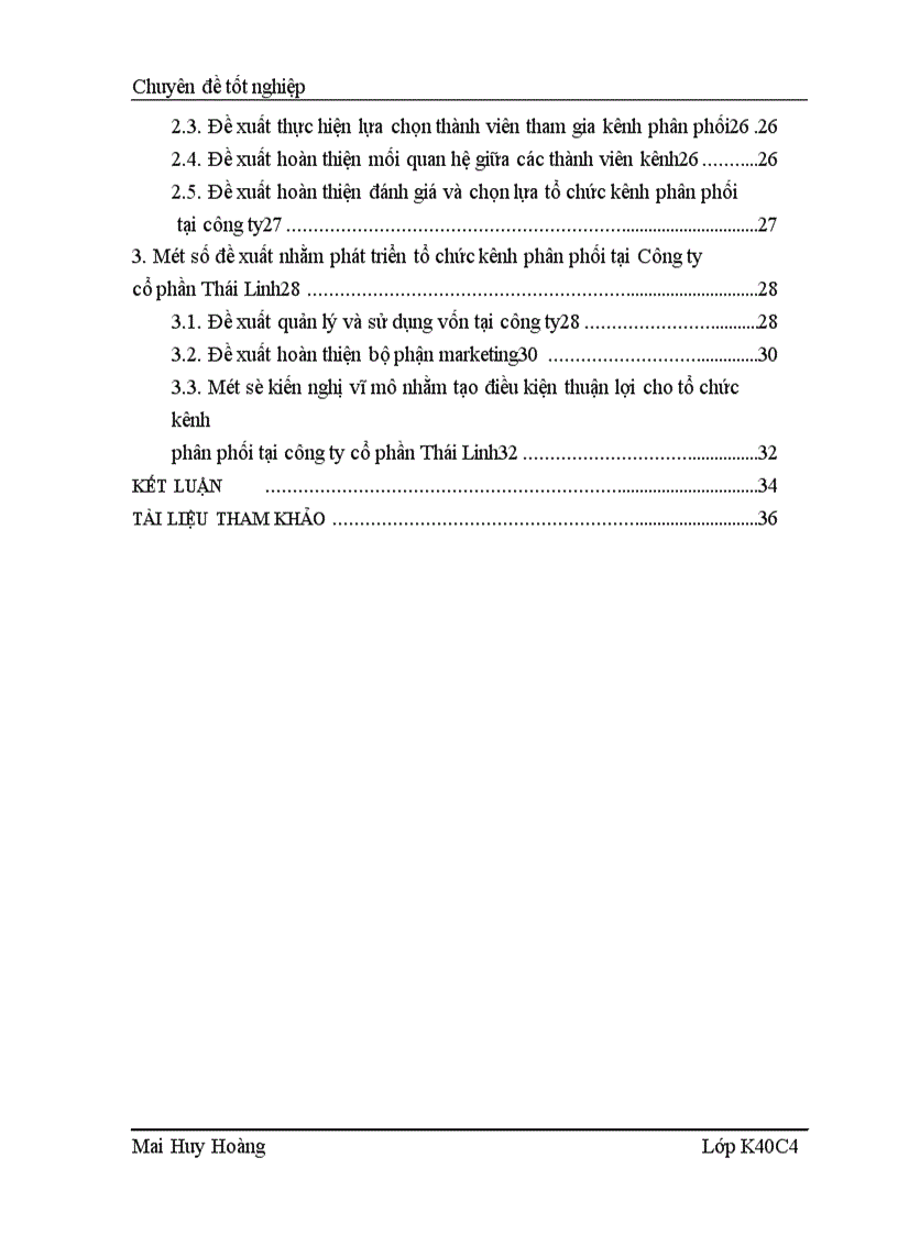 image for page Phát triển tổ chức kênh phân phối sản phẩm tại công ty Cổ Phần Thái Linh 1