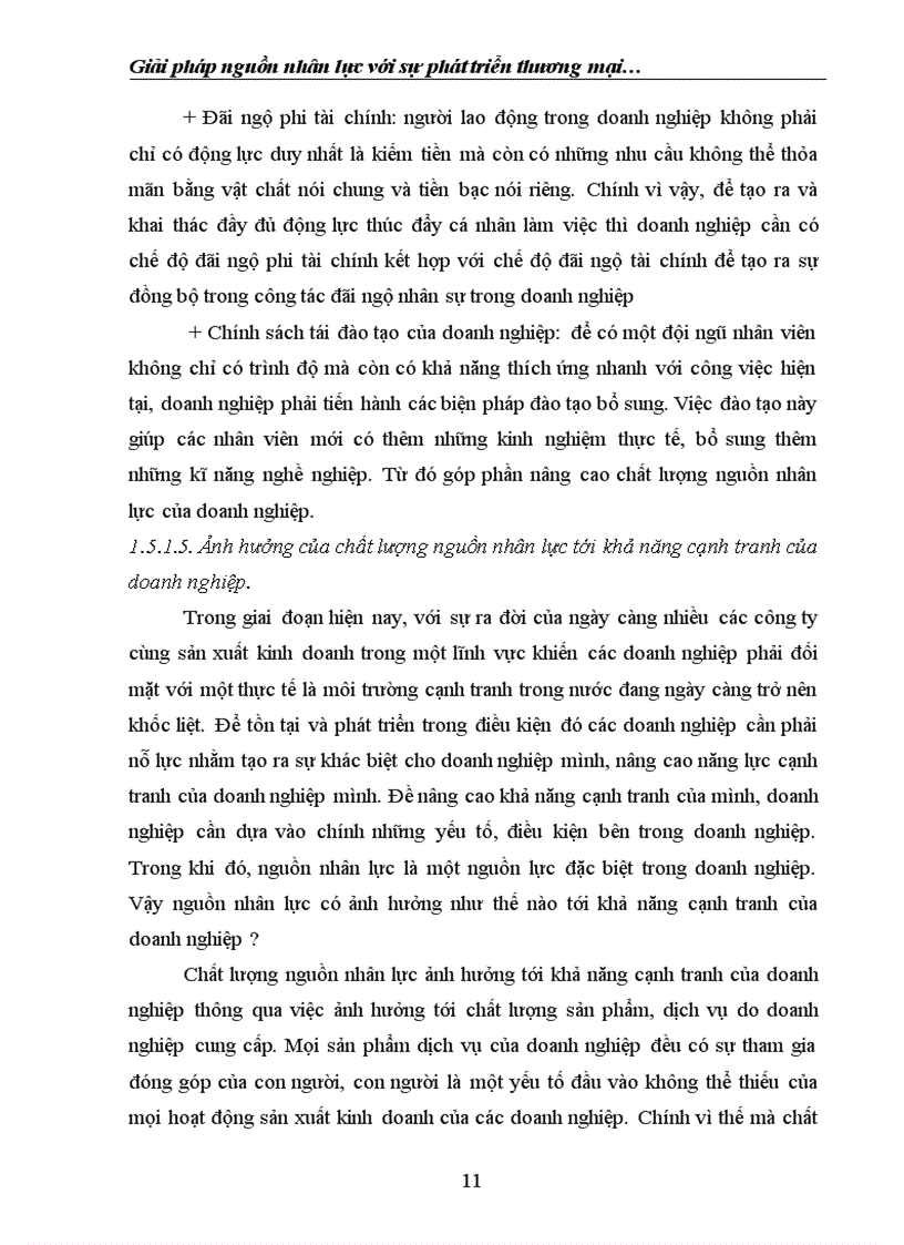 image for page Giải pháp nguồn nhân lực với sự phát triển thương mại