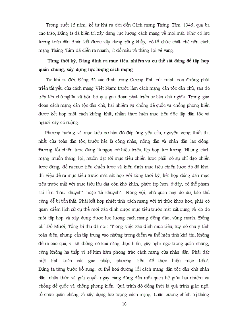 image for page Tiến trình nhận thức và phát triển đường lối Cách Mạng Việt Nam của Đảng thời kỳ 1930 1945