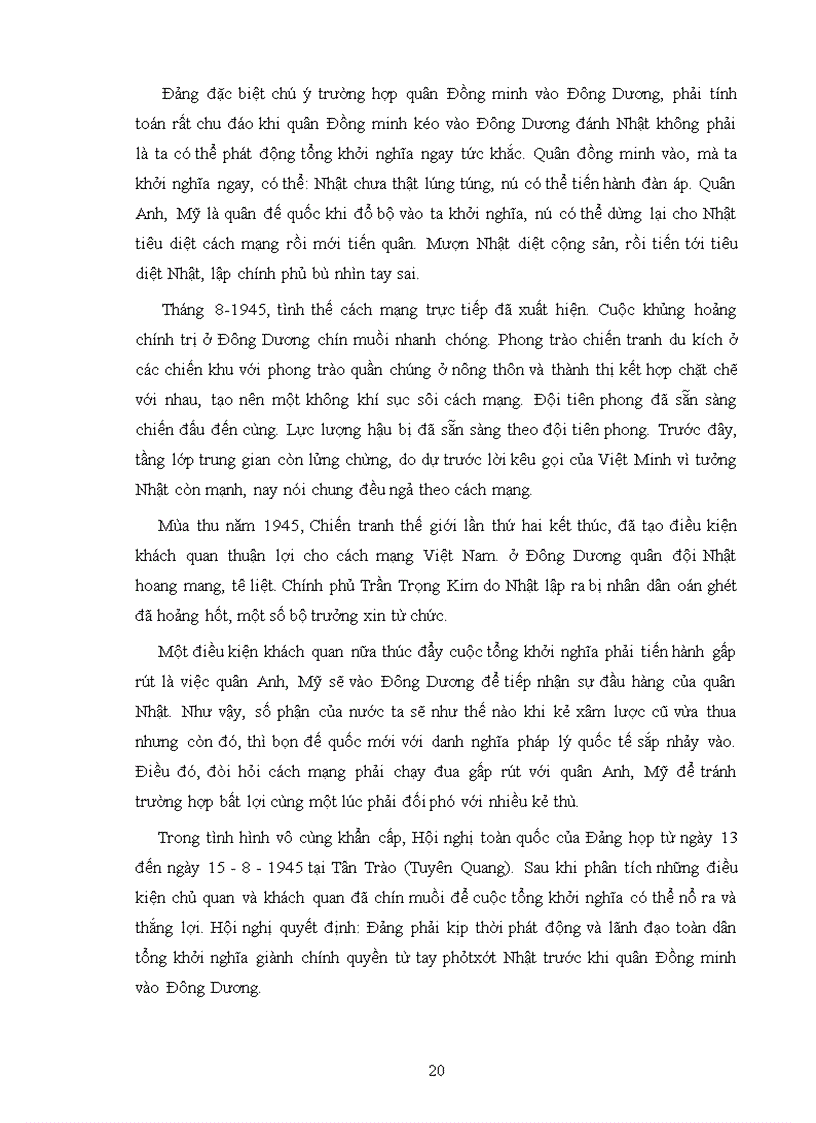 image for page Tiến trình nhận thức và phát triển đường lối Cách Mạng Việt Nam của Đảng thời kỳ 1930 1945
