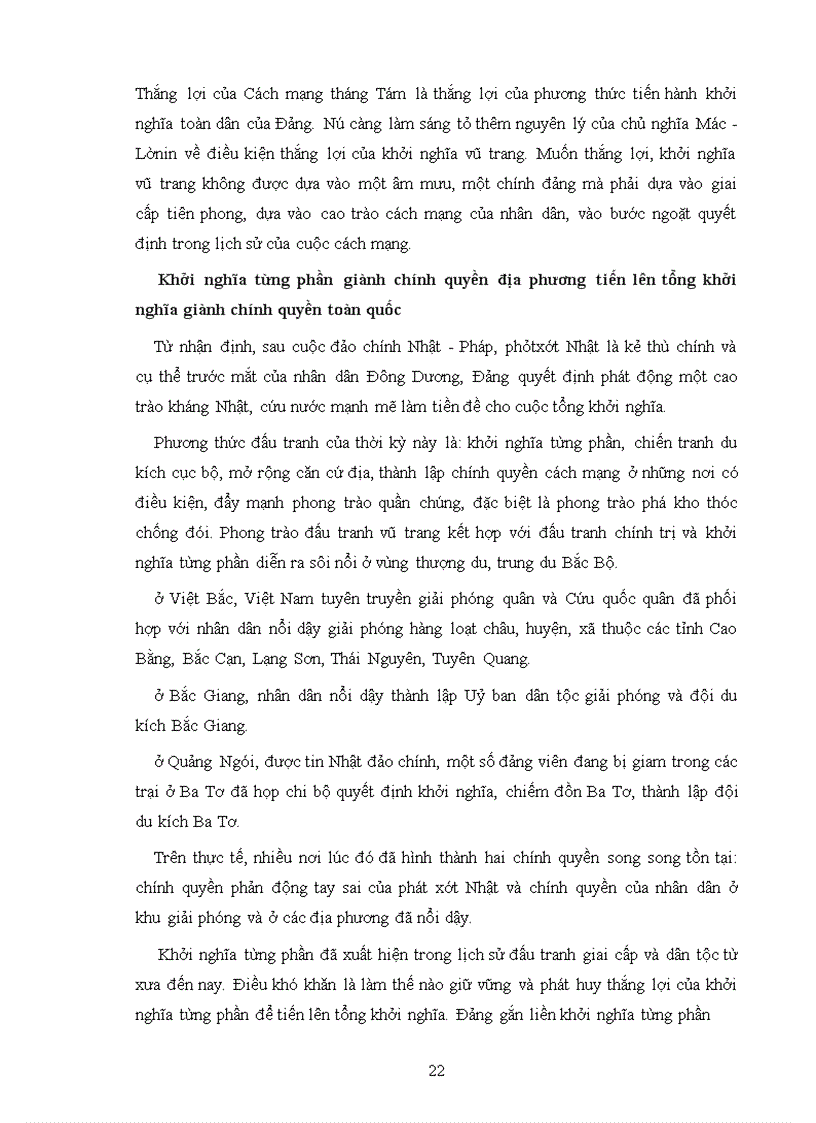 image for page Tiến trình nhận thức và phát triển đường lối Cách Mạng Việt Nam của Đảng thời kỳ 1930 1945