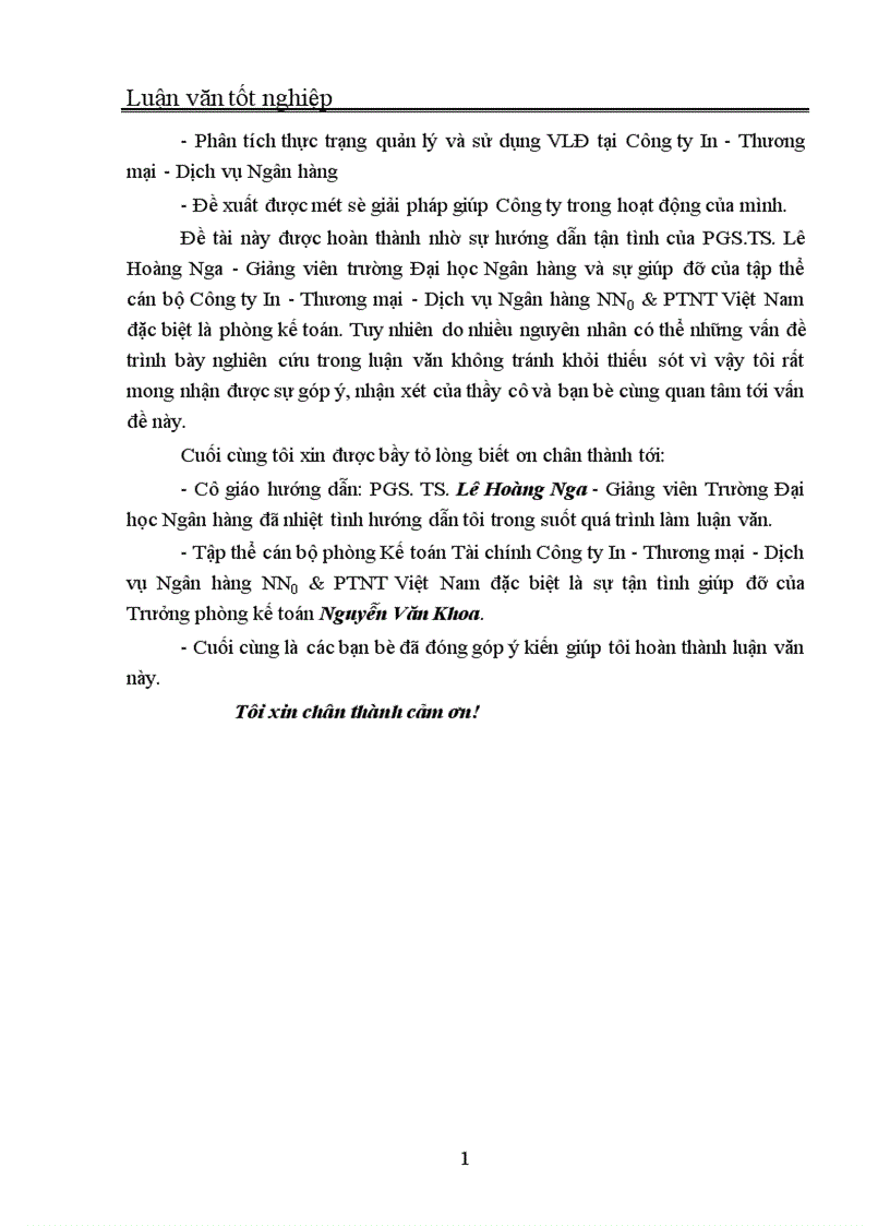 image for page Quản trị và nâng cao hiệu quả sử dụng vốn lưu động tại Công ty In Thương mại Dịch vụ Ngân hàng 1