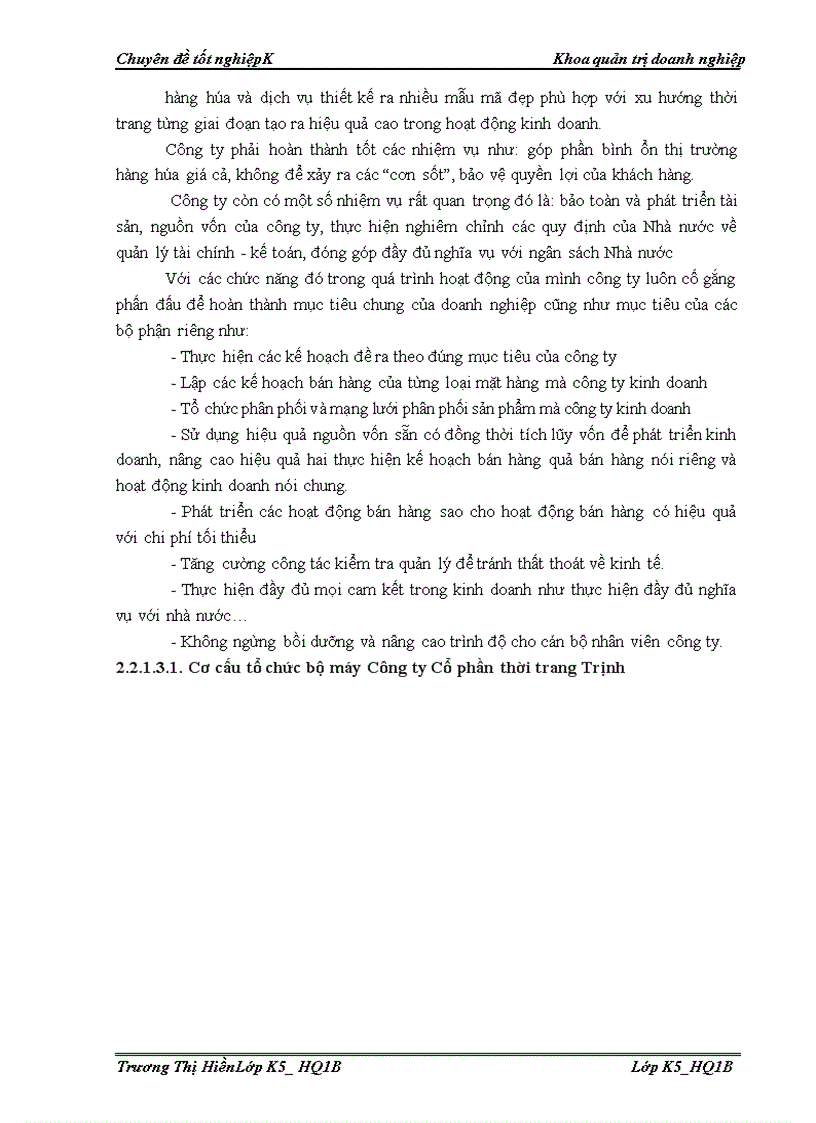image for page Hoàn thiện công tác xây dựng kế hoạch bán hàng taị công ty cổ phần thời trang Trịnh 1