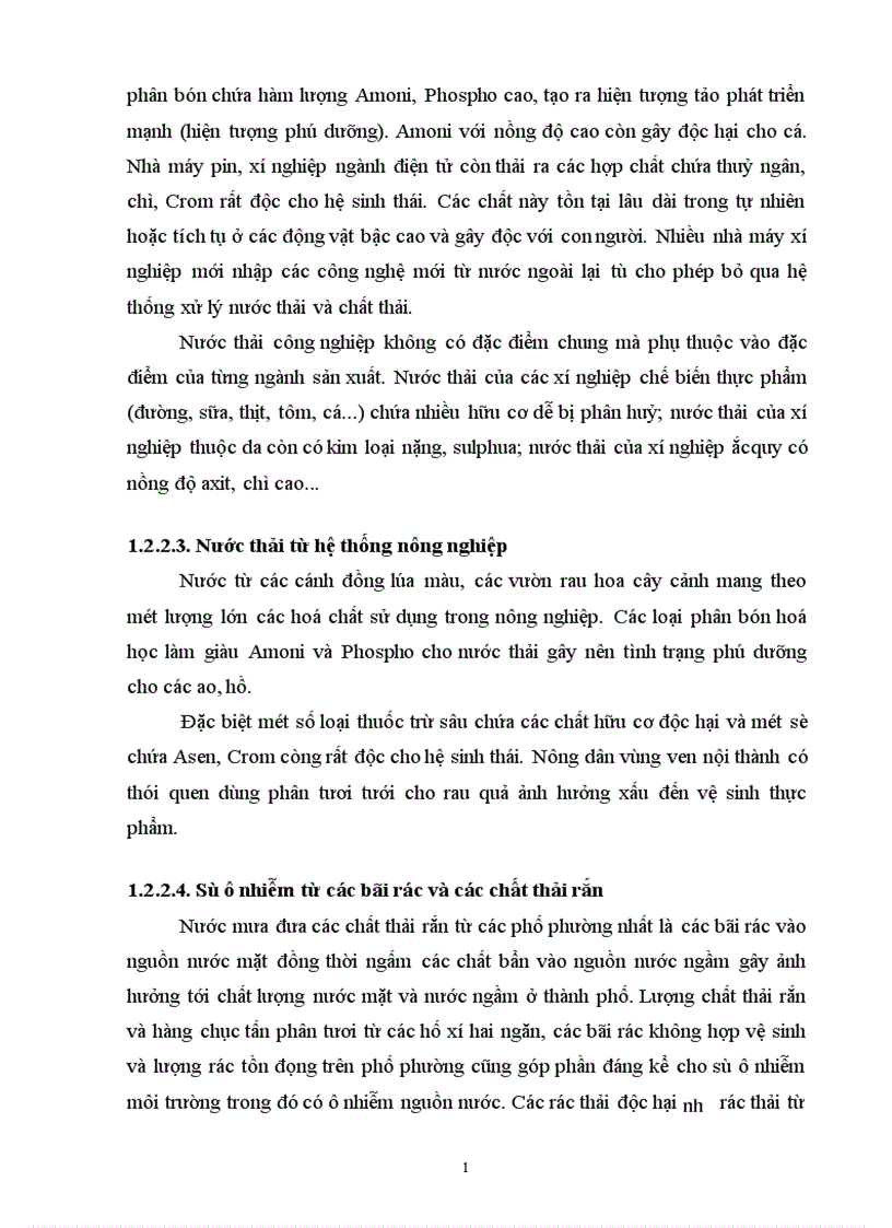 image for page Sử dụng hệ thống hồ sinh học kết hợp với hệ thống lọc qua hào đất để xử lý nước thải có nồng độ chất hữu cơ cao