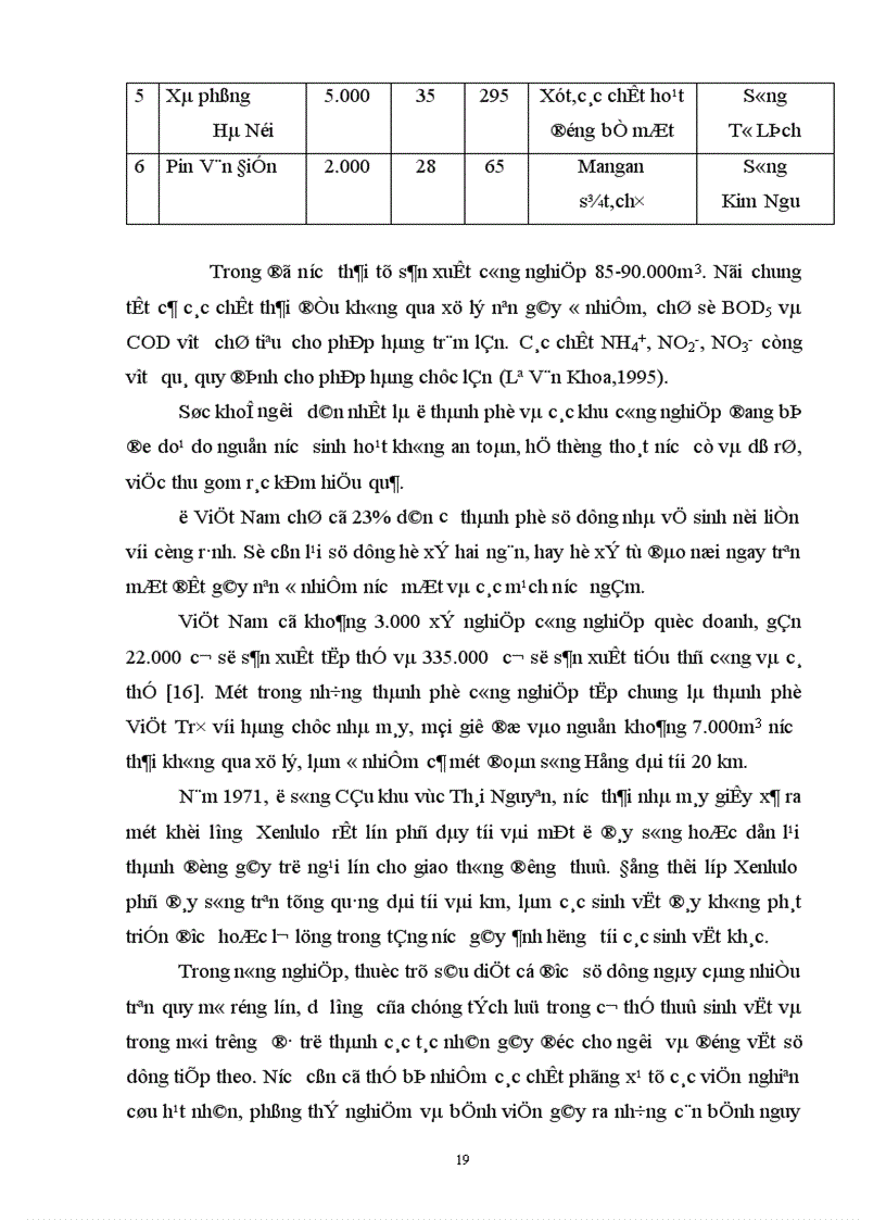 image for page Sử dụng hệ thống hồ sinh học kết hợp với hệ thống lọc qua hào đất để xử lý nước thải có nồng độ chất hữu cơ cao