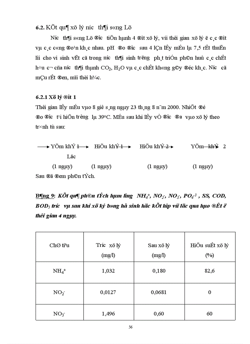 image for page Sử dụng hệ thống hồ sinh học kết hợp với hệ thống lọc qua hào đất để xử lý nước thải có nồng độ chất hữu cơ cao