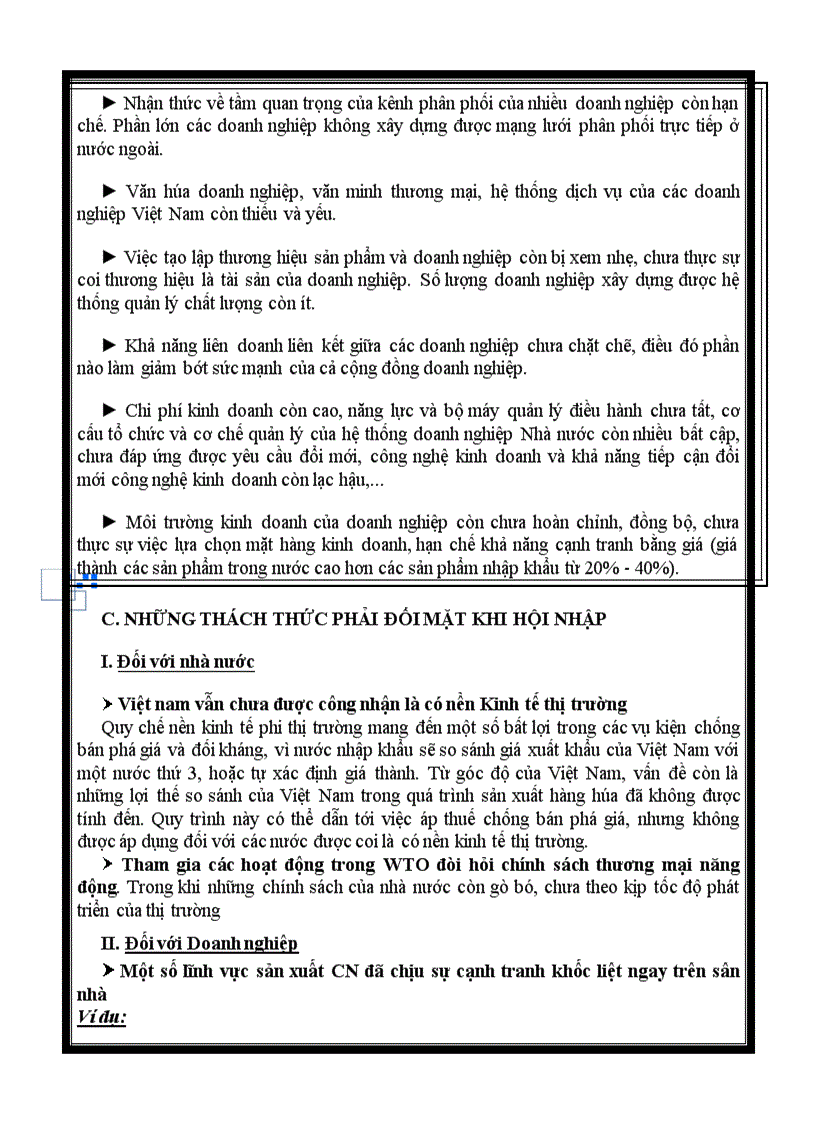image for page Nêu biện pháp nâng cao năng lực cạnh tranh của hàng hoá Việt Nam trong bối cảnh hội nhập kinh tế quốc tế