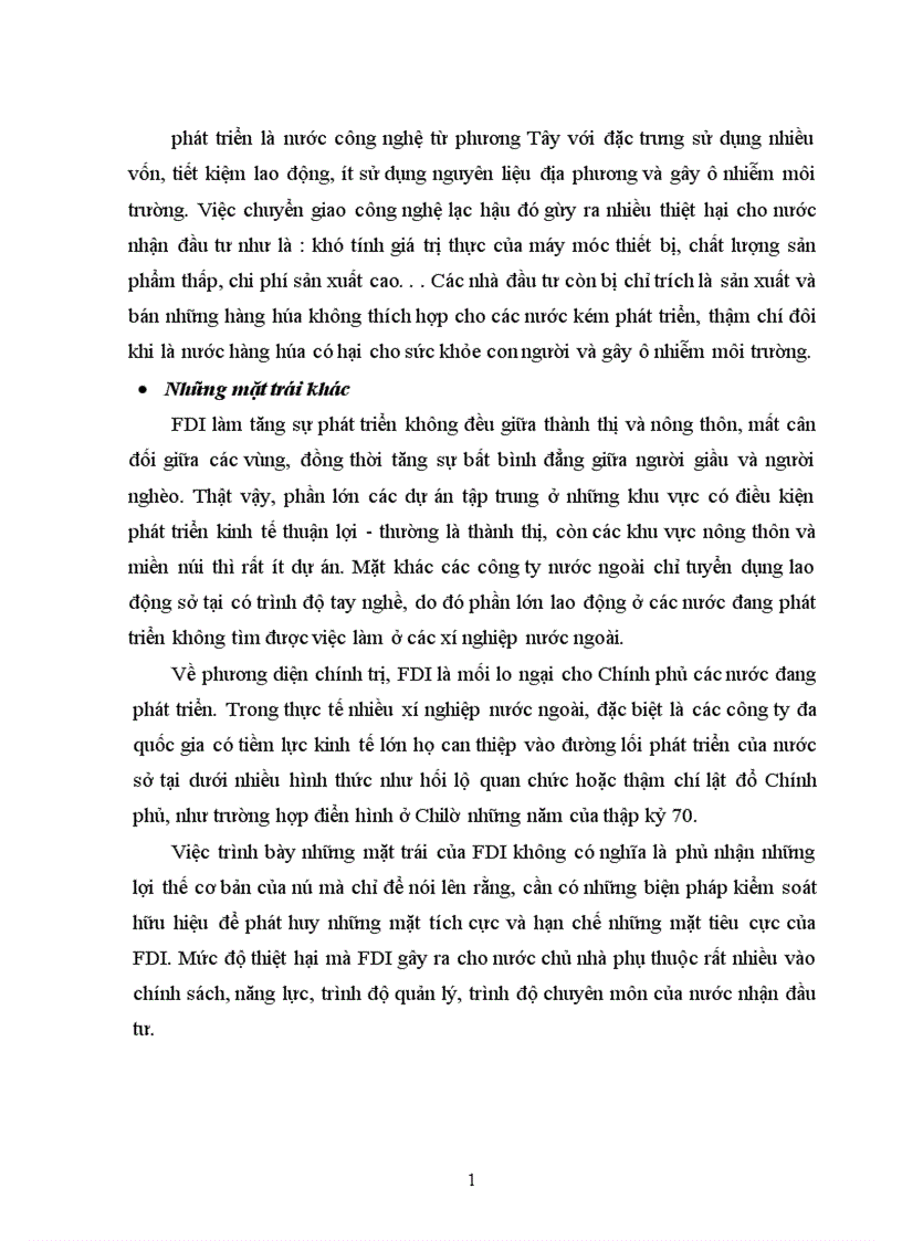 image for page Vai trò của nguồn vốn đầu tư trực tiếp nước ngoài với tăng trưởng kinh tế ở các nước đang phát triển Thực trạng đầu tư trực tiếp nước ngoài ở Việt Nam